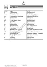 B32798G8266J000 Datasheet Page 18