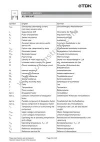 B32916A5225K000 Datasheet Page 22