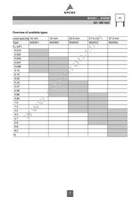 B32924B2155K Datasheet Page 3