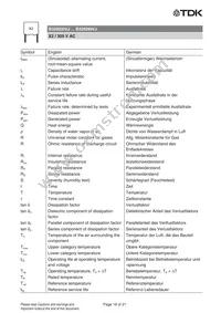 B32926H3475M Datasheet Page 18