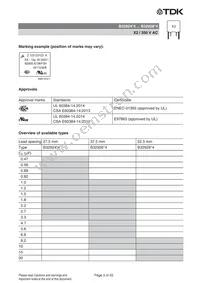 B32928A4206K000 Datasheet Page 3