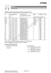 B32928A4206K000 Datasheet Page 4