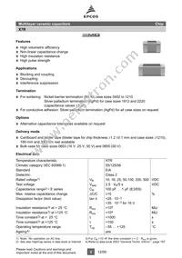 B37956J5474K062 Datasheet Page 2