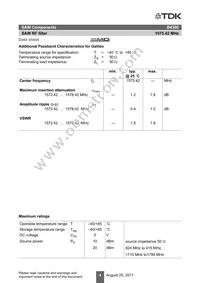 B39162B4300F210 Datasheet Page 6