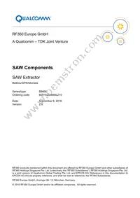 B39162B8666L210 Datasheet Cover