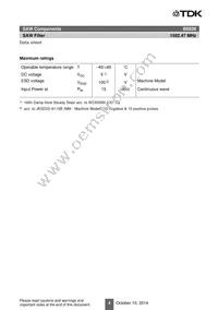 B39162B8839P810 Datasheet Page 6