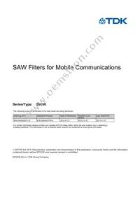 B39162B9000C710S9 Datasheet Cover