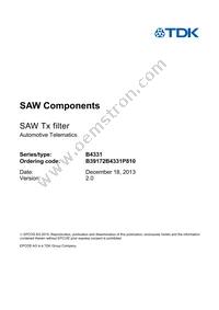 B39172B4331P810 Datasheet Page 3