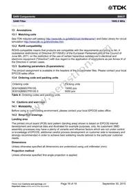 B39192B8837P810 Datasheet Page 18