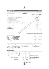 B39202B4170U510 Datasheet Page 2