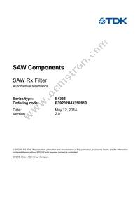 B39202B4335P810 Datasheet Page 3