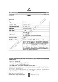 B39212B7750C810S9 Datasheet Page 7