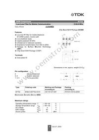 B39212B7752C910 Datasheet Page 2