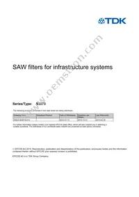 B39241B3873U210 Datasheet Cover