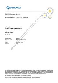 B39242B8857L210 Datasheet Cover