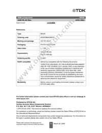 B39252B9429K610 Datasheet Page 8