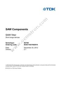 B39311B3768Z810 Datasheet Page 3