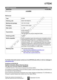 B39311B3768Z810 Datasheet Page 11