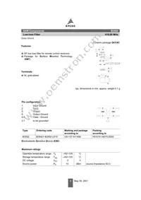 B39421B3552U310 Datasheet Page 2