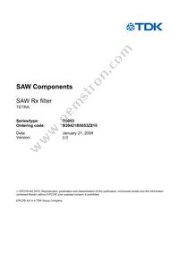 B39421B5053Z810 Datasheet Page 3