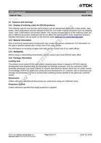 B39431B3791Z810 Datasheet Page 18