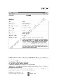 B39431B5055Z810 Datasheet Page 9