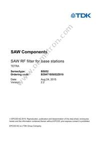 B39471B5052Z810 Datasheet Page 3