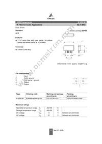 B39588N9260M100 Datasheet Page 2