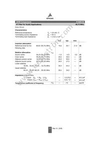 B39588N9260M100 Datasheet Page 3