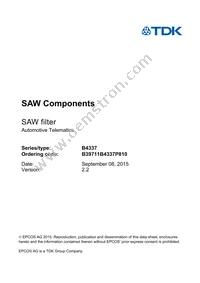 B39711B4337P810 Datasheet Page 3