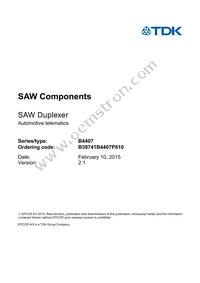 B39741B4407P810 Datasheet Page 3