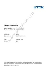 B39781B5114U410 Datasheet Page 3