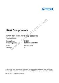 B39861B4232H410 Datasheet Page 3