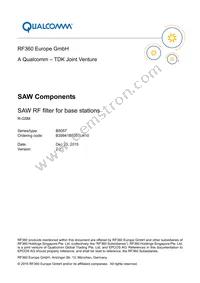 B39941B5057U410 Datasheet Cover