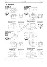 B3W-4100 Datasheet Page 5