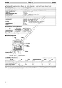 B3W-9002-RHG2C Datasheet Page 4