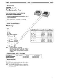 B3W-9002-RHG2C Datasheet Page 7