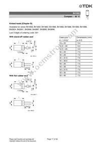 B41002B7226M Datasheet Page 17