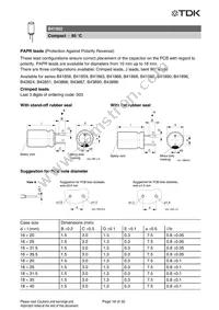 B41002B7226M Datasheet Page 18