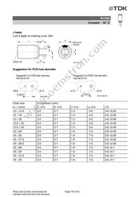 B41002B7226M Datasheet Page 19