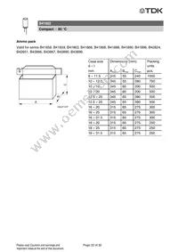 B41002B7226M Datasheet Page 22