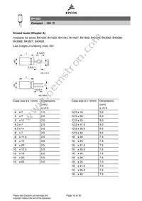 B41022B3476M Datasheet Page 16