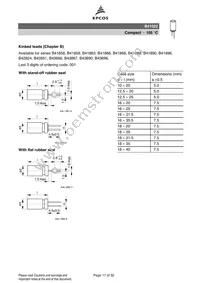 B41022B3476M Datasheet Page 17