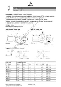 B41022B3476M Datasheet Page 18