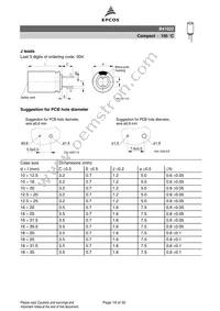 B41022B3476M Datasheet Page 19