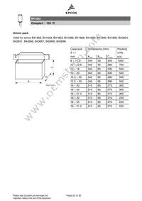 B41022B3476M Datasheet Page 22