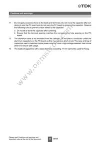 B41042A8827M Datasheet Page 22