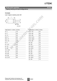 B41043B6337M Datasheet Page 17