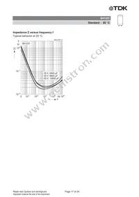 B41231A8129M007 Datasheet Page 17