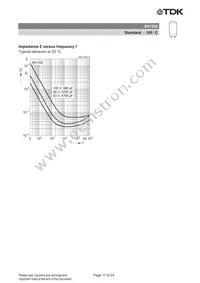 B41252B3159M000 Datasheet Page 17